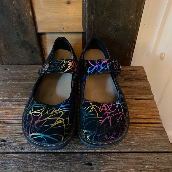 INGARO JANE NURSING SHOE IN SCRIBBLE - Picture 4 of 8